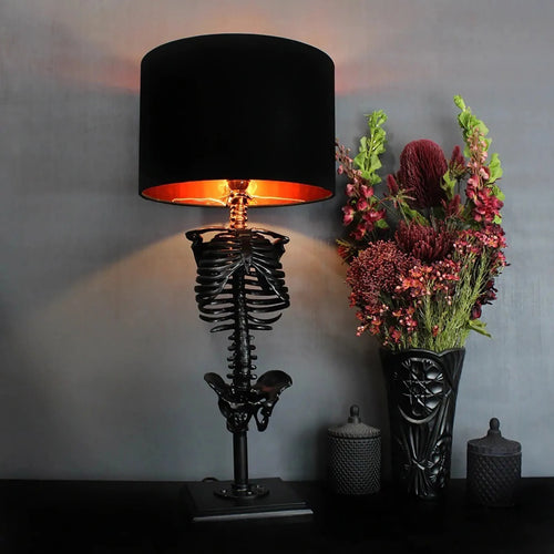 Handcrafted Skeleton Table Lamp