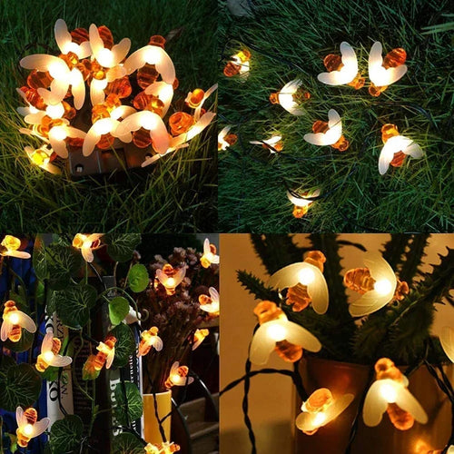 SolarBee - Solar String Lights for Outdoors