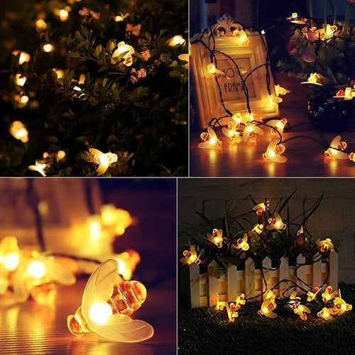 SolarBee - Solar String Lights for Outdoors