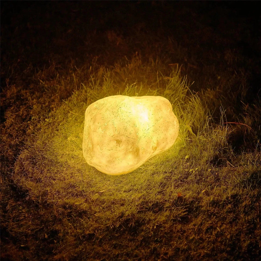 Solar Outdoor Lamp Living Stone – E27, IP65, Garden & Pathways