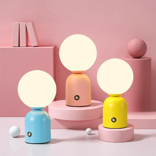 GlowLuxe - Rechargeable LED Table Lantern, Wireless and Dimmable