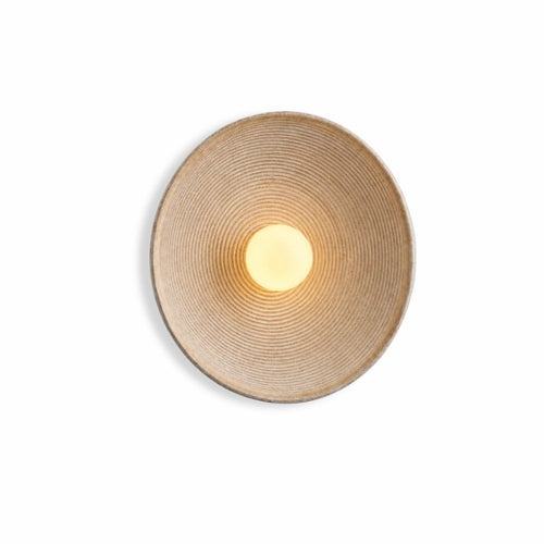 Textured Round Resin Wall Lamp