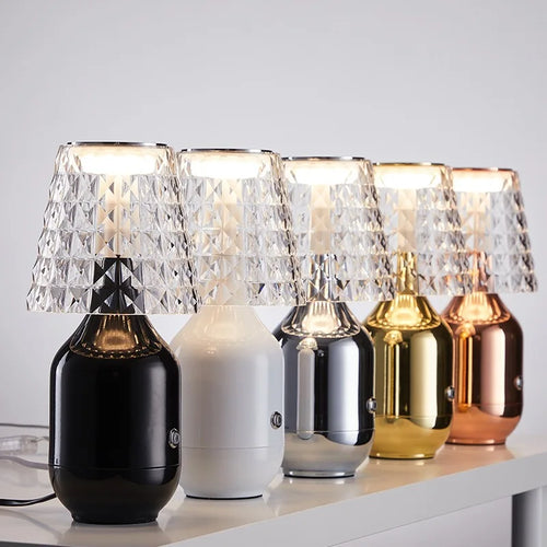 LumiBrill - Decorative LED Table Lamp in Crystal Look