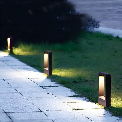Garden Lighting LED Outdoor Post Modern Path Lamp Weatherproof Design