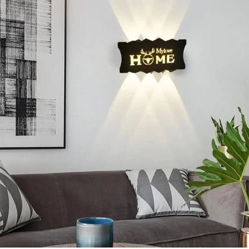 LetterLume – Personalized LED Wall Lamp with Letters for Living Room and Bedroom