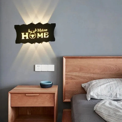 LetterLume – Personalized LED Wall Lamp with Letters for Living Room and Bedroom