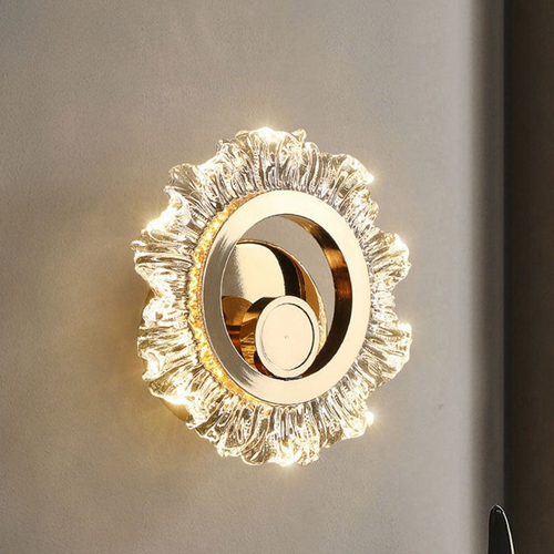 SunGlow – Gold LED Wall Lamp