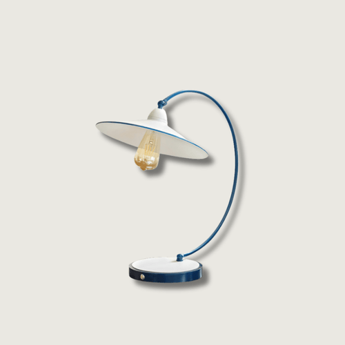 SwanGlow - Blue Design Table Lamp with Elegant Finish