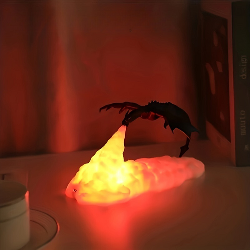 FireDragon - 3D USB Rechargeable Dragon Night Light