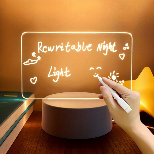 NoteGlow - LED Notice Board Night Light with USB Power