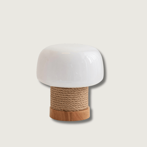 LumiWood - Modern Table Lamp with Wooden Base