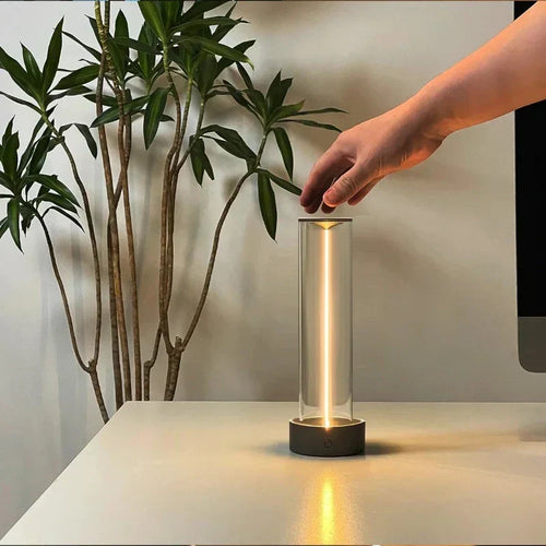 LumiSphere - Dimmable Touch Table Lamp with Minimalist LED Design