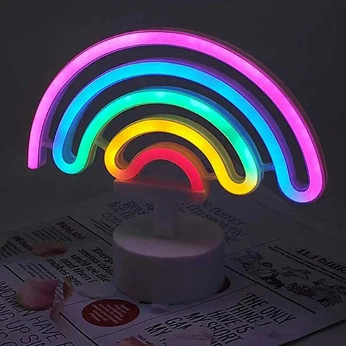 NeonGlow - Colourful Neon Lamp for Room Decoration – Portable LED Rainbow Lamp