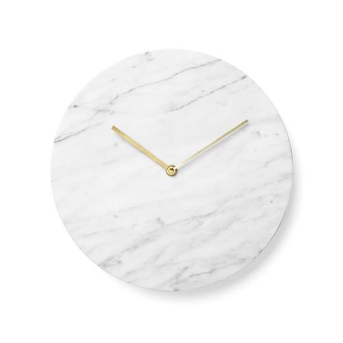 White Marble Wall Clock