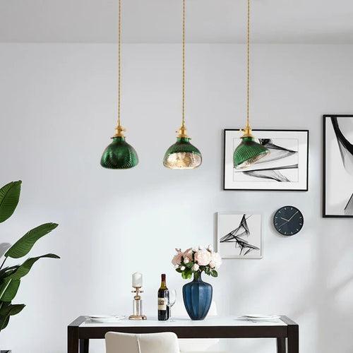 LuminaGlow - Vintage Glass Pendant Lights