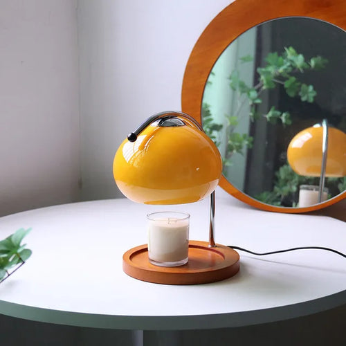 RetroGlaze – Vintage Table Lamp with Handmade Glazed Finish