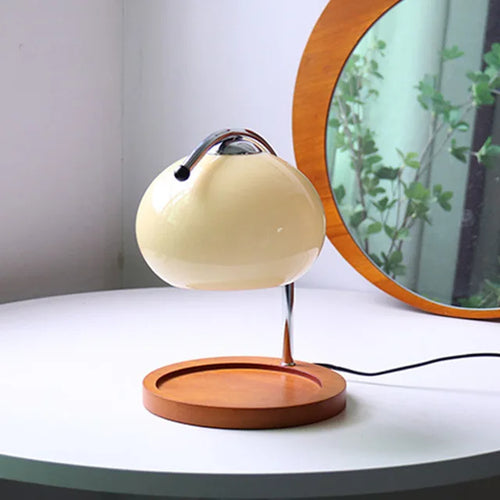 RetroGlaze – Vintage Table Lamp with Handmade Glazed Finish