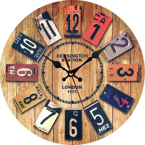 RusticCharm – Unique Country-Style Wall Clock