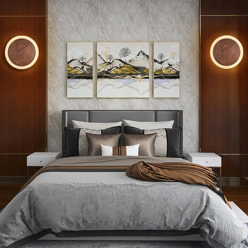 PureWalnut - Walnut Aura Wall Lamp | Natural Elegance
