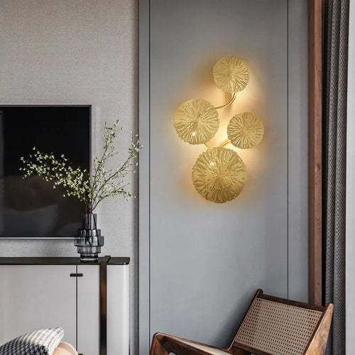 GoldenLuxe - Wall Sconce with Classic Elegance
