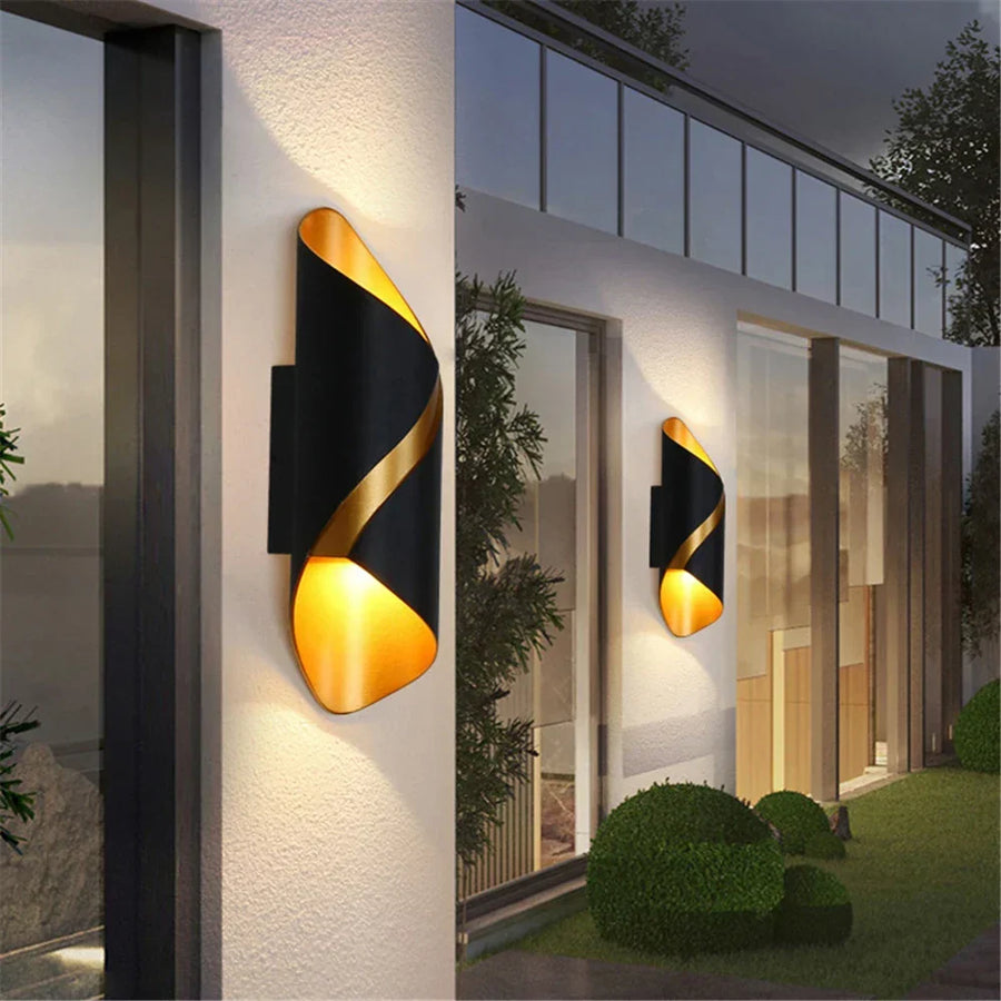 AquaGlow - Water-Resistant LED Outdoor Lamp