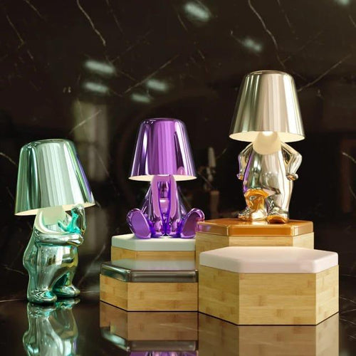 ThinkLuxe - Modern LED Table Lamp with Resin Base