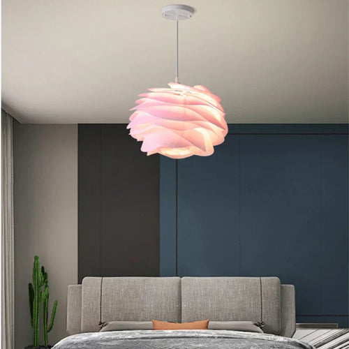 GlassBloom - Rose Glass Ceiling Light