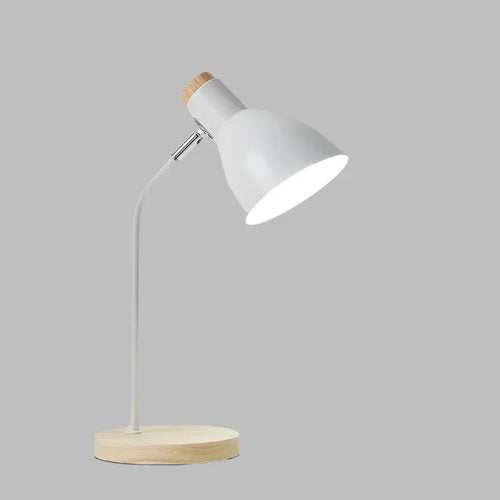LumiWood – Wooden Table Lamp, Scandinavian Desk Light in Wood and Metal