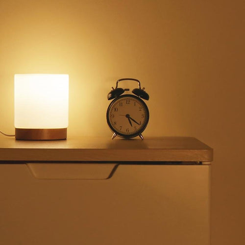 RadiantGlow - Mini Glass Table Lamps with Touch Activation