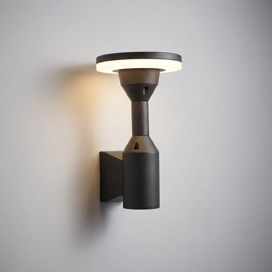Outdoor LED Wall Light – Black Aluminium, Energy-Efficient