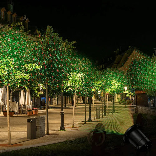 Outdoor Laser Projector – Moving Patterns, Up to 280 m2 Coverage