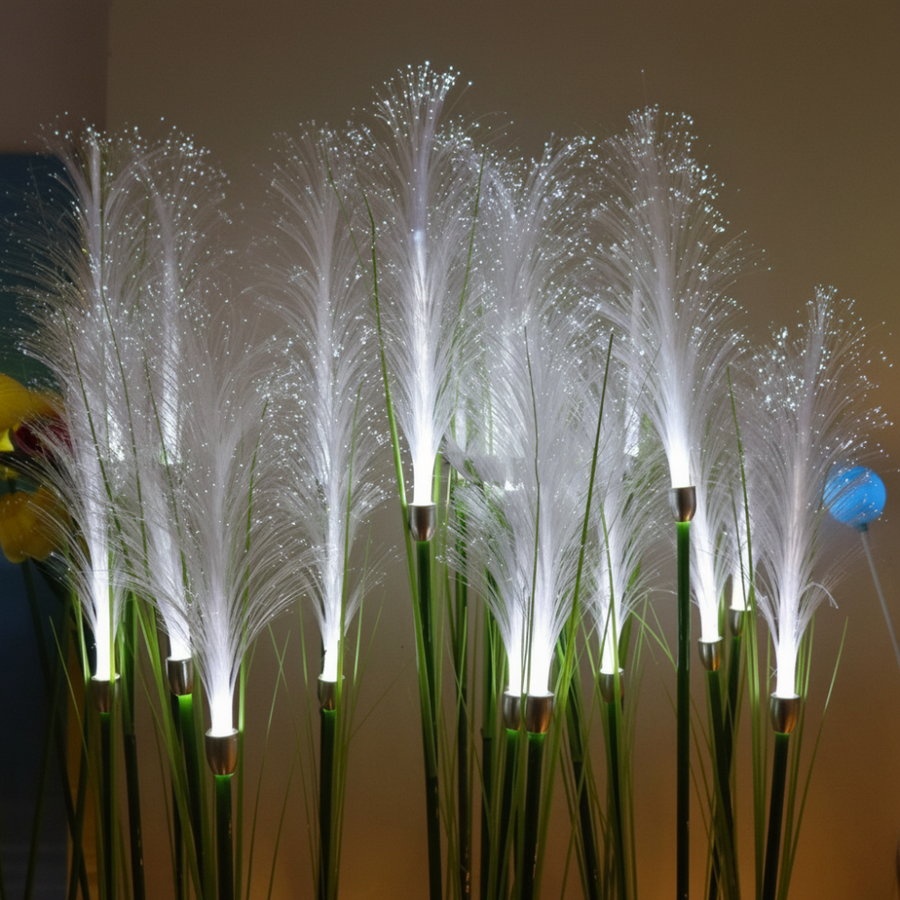 Solar Rattan Garden Lamp