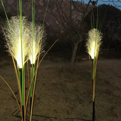 Solar Rattan Garden Lamp