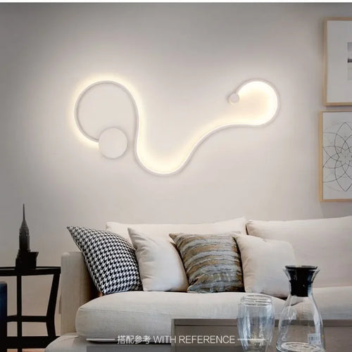 LuminovaGlow - Modern LED Wall Lamp for Indoor Use