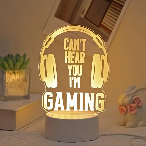GameLamp - Mini LED Table Lamp with USB Charging for Playroom
