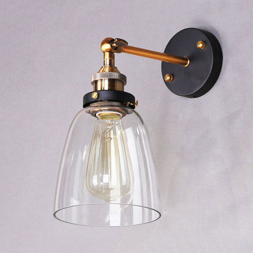 NoirLuxe - Modern LED Wall Light Black/Gold