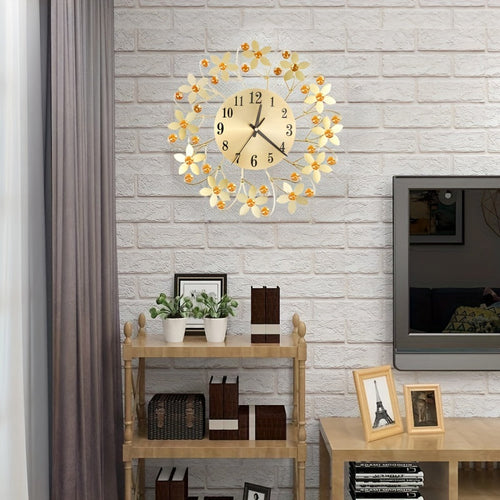 EleganceClock – Silent Decorative Wall Clock 14-Inch