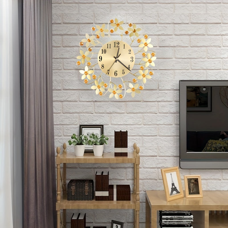 EleganceClock – Silent Decorative Wall Clock 14-Inch
