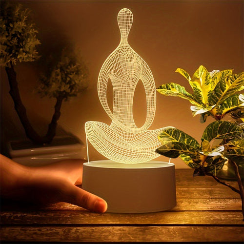 ZenLight - 3D Yoga Night Light with USB Connection