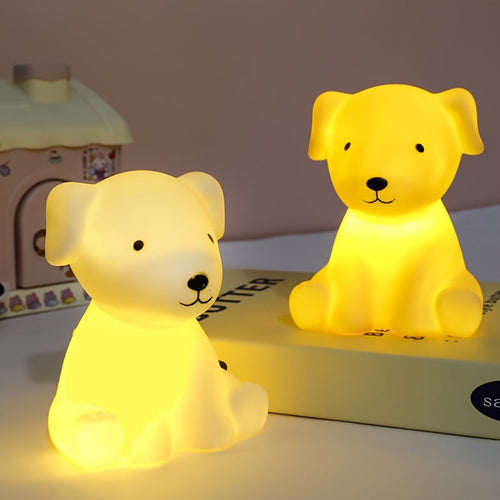PuppyGlow - Cute Cartoon Dog Lamp with Warm Light for Room Decoration