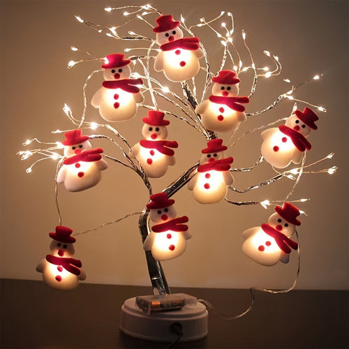 SnowGlow - LED Plush Snowman String Light 1.5 Meter