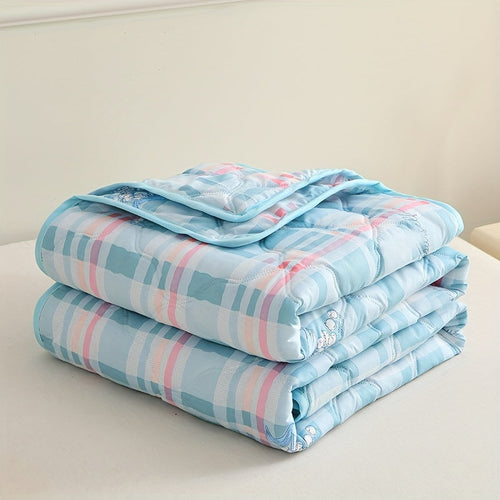 Soft & Lightweight Summer Blanket – Breathable & Skin-Friendly Plaid for Sofa, Air Conditioning & Multi-Purpose Use