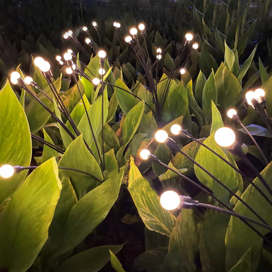 Solar Energy Firefly Garden Lighting - 10 LED Lights