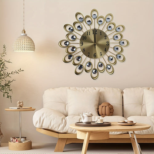 Modern Silent Metal Wall Clock