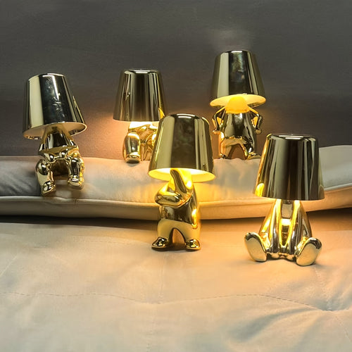 LuminAura - LED Table Lamp with Rechargeable Battery and Dimmable Colour Temperatures