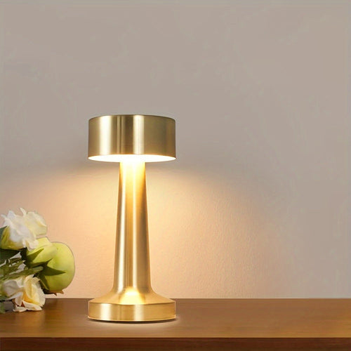 LuxeGlow - Wireless 3-Color Table Lamp with Touch Dimming