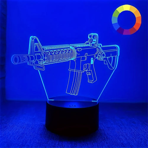 GeoLight - 3D Geometric LED Desk Lamp with Touch Control