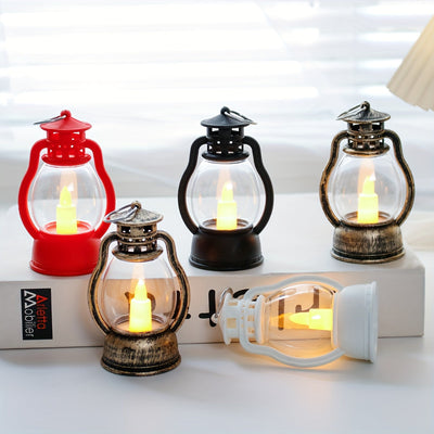 VintageGlow - Charming LED Christmas Lantern on Batteries