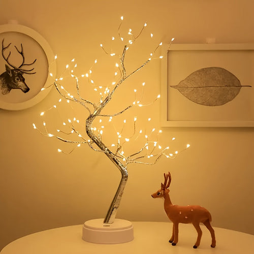 LuminaTree - 108 LED Bonsai Tree Lamp with Touch Control