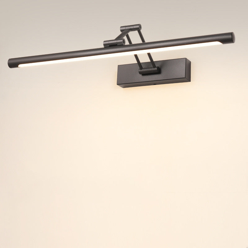 Edge – Minimalist LED Wall Light Black/White, Indoor Bathroom, Metal